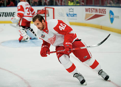 Henrik Zetterberg, Detroit, värmer upp