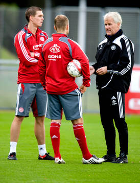 Daniel Agger, Daniel Jensen och Morten Olsen,