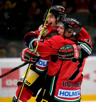 Mattias Timander, Modo och Mats Zuccarello-Aasen jubel