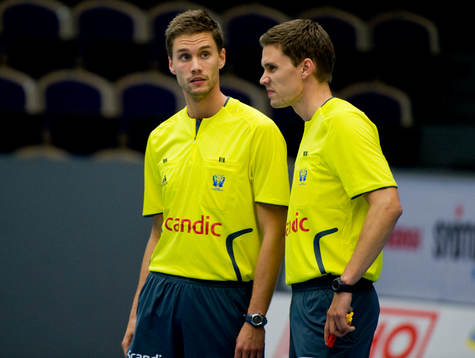 Martin Gomér och Johan Gomér, dagens domare