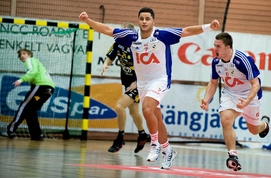 Nacor Medina, Almir Suljevic, Redbergslid. Jubel
