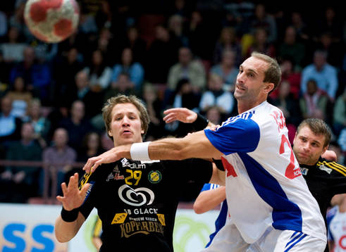Emil Berggren, Sävehof. Tobias Albrechtson, Redbergslid