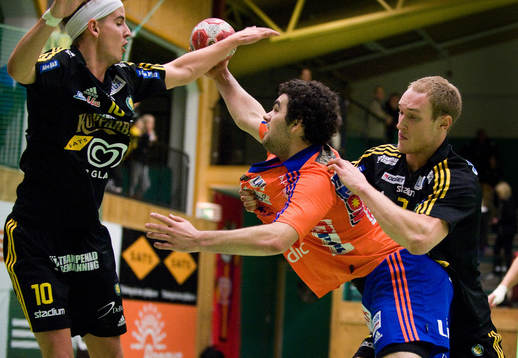 Johan Jacobsson,  Viktor Fridén, Sävehof. Robert Jangmo,