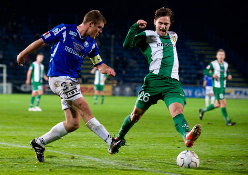 Dennis Melander, Trelleborg och Simon Helg, Hammarby