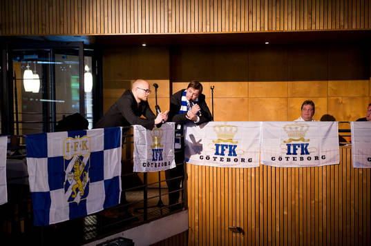 Sponsormiddag på Trädgårn innan matchen