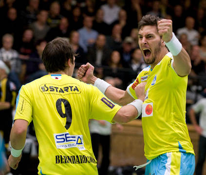 Kristian Bliznac, Lars Bernhardsson, jubel