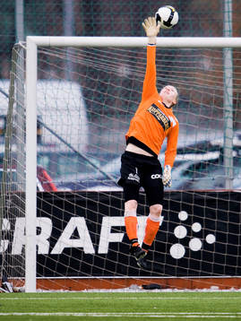 Hedvig Lindahl, målvakt Göteborg, släpper in 1-2 på ett