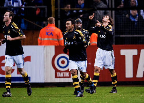 Iván Obolo, AIK, jubel