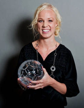 Årets mittfältare, dam: Caroline Seger, Linköping