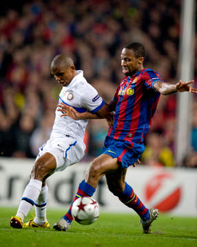 Seydou Keita, Barcelona och Samuel Etoó, Inter