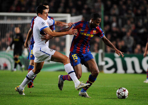 Seydou Keita, Barcelona och Lucio, Inter