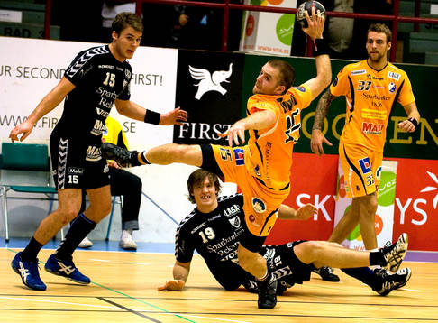 Johan Jepson, skott mot Guif-målet - och ett nytt mål