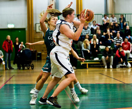 Basket, dam, damligan, EOS Lund - Luleå