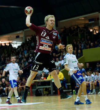 Niklas Gudmundsson gör ett av sina mål