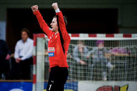 Michael Åström, målvakt, Hammarby, jubel