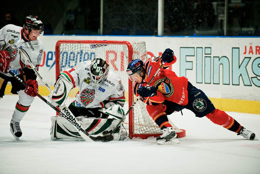 Nicklas Danielsson, Djurgården, är nära att göra mål