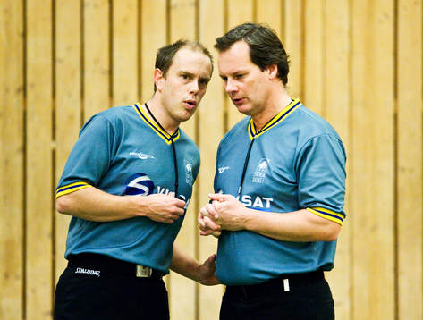 Eftring och Betram, domare, basketdomare