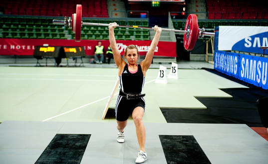 Angelica Roos, tyngdlyftning, stöt, dam