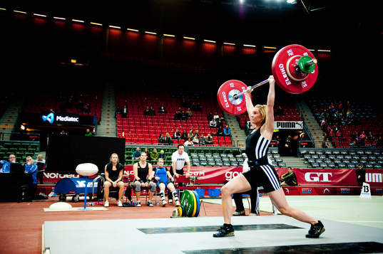 Lena Berntsson, tyngdlyftning, stöt, dam