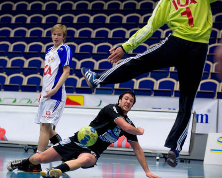 Sebastain Geissler, Malmö och Petter Hansson, målvakt,