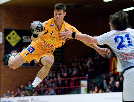 Markus Olsson, Kristianstad, och Andreas Nilsson, Skövde