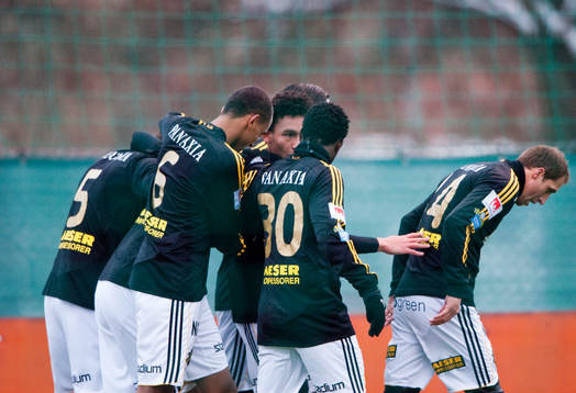 Fotboll jubel AIK
