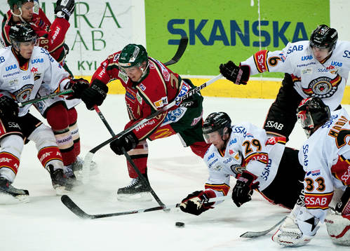 Riku Hahl, Frölunda, Chris Abbott och Kristofer Berglund,