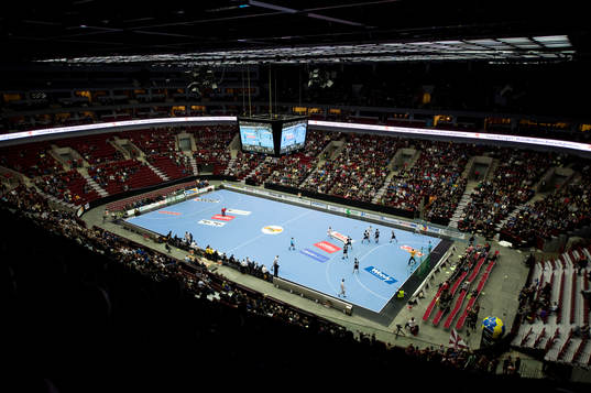 Malmö Arena, översiktsbild, jumbotron, matchtavla