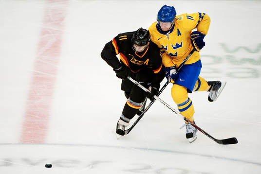 Sven Felski, Tyskland, och Daniel Alfredsson, Sverige