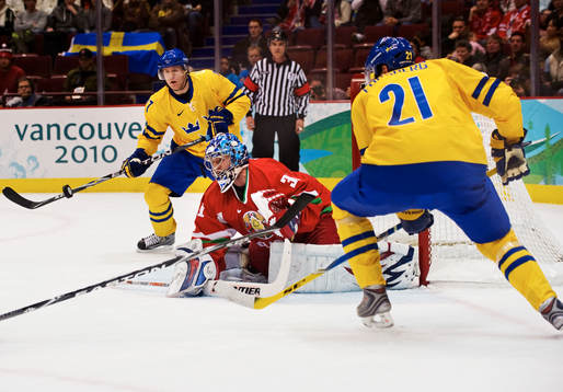 Patric Hörnqvist och Peter Forsberg, Sverige, oroar