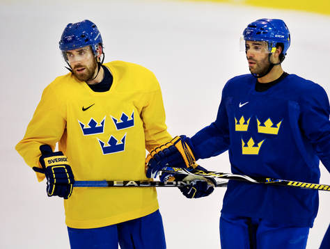 Henrik Zetterberg och Johnny Oduya