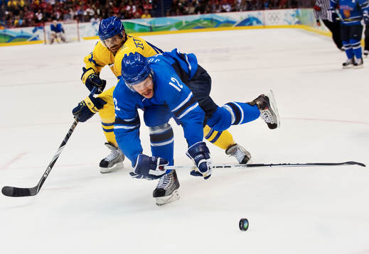 Henrik Zetterberg, Sverige, och Olli Jokinen, Finland