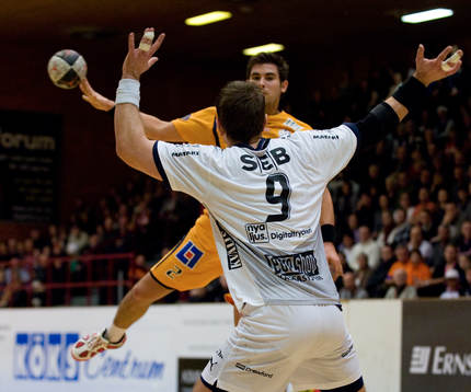 Claus Kjeldgaard, Kristianstad, och Milan Grubanov,