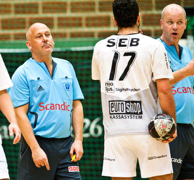 Per-Ola Björk och Krister Andersson, domare