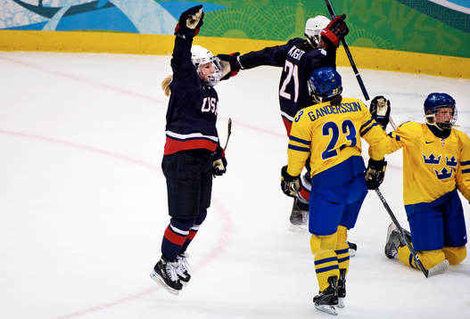 Monique Lamoureux, USA, glädje, jubel