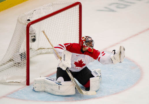 Roberto Luongo, målvakt Kanada