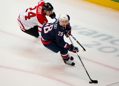 Brain Rafalski, USA och Corey Perry, Kanada