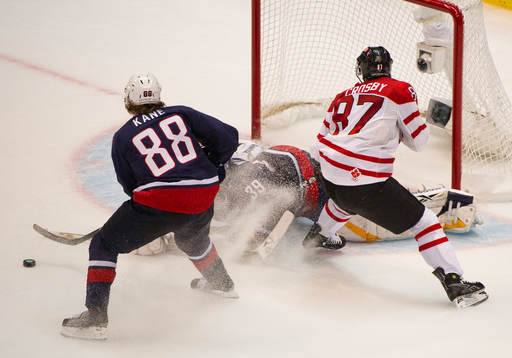 SIdney Crosby, Kanada har ett friläge