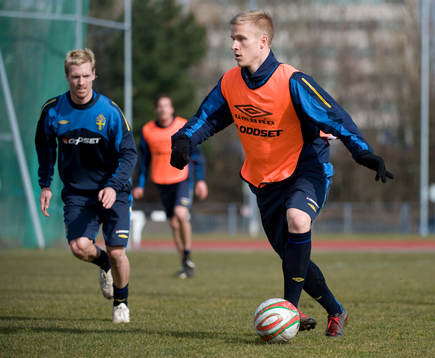 Christian Wilhelmsson och Oscar Wendt