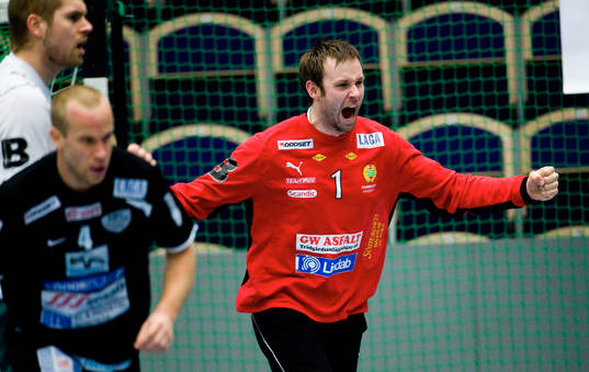 Mikael Åström, målvakt, Hammarby, jubel