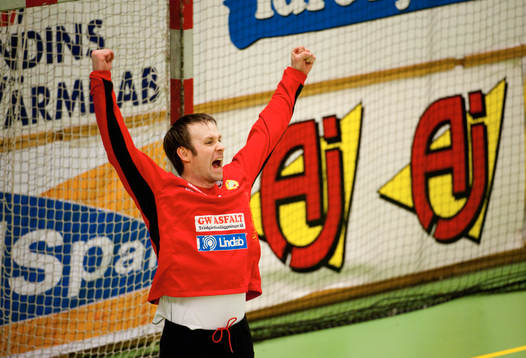 Michael Åström, målvakt Hammarby (Jubel)