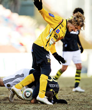 Tobias Grahn, Mjällby och  Sebastián Eguren, AIK