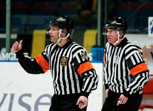 Wolmer Edqvist och Thomas Forsström, domare