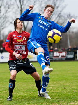 Therese Björk, Kristianstad och Linda Fransson, Sunnanå