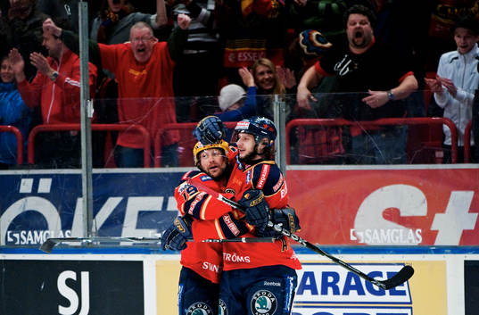 Jimmie Ölvestad och Andreas Holmqvist, Djurgården, jubel