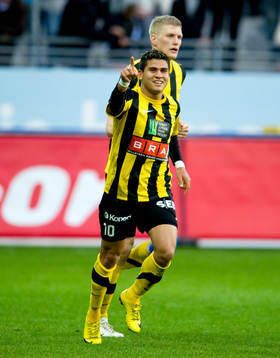 Paulinho, Häcken. Jubel