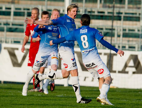 Andreas Drugge, Trelleborg, jubel