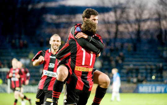 Olof Guterstam, BP kramas om. Jubel 1-0