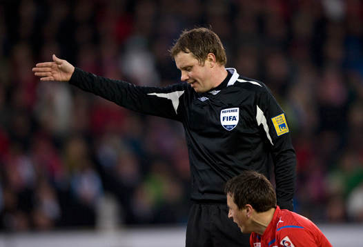 Markus Strömbergsson, domare. Tecken
