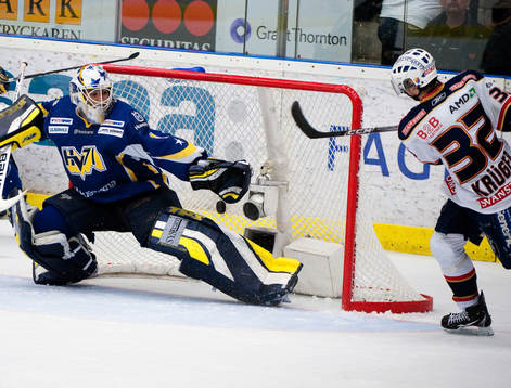 Marcus Krüger, Djurgården, avgör i Sudden Death. Stefan